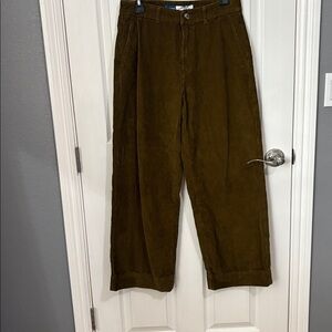 Old Navy Tan Corduroy Wide-Leg Pants